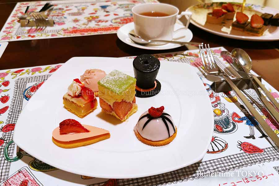 マーブルラウンジ 苺スイーツ