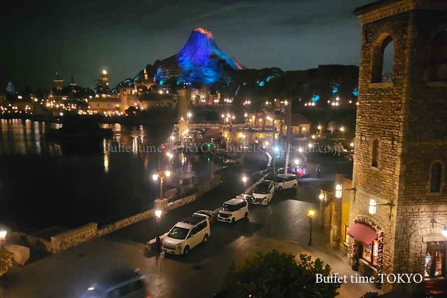 パーク閉園後の景色
