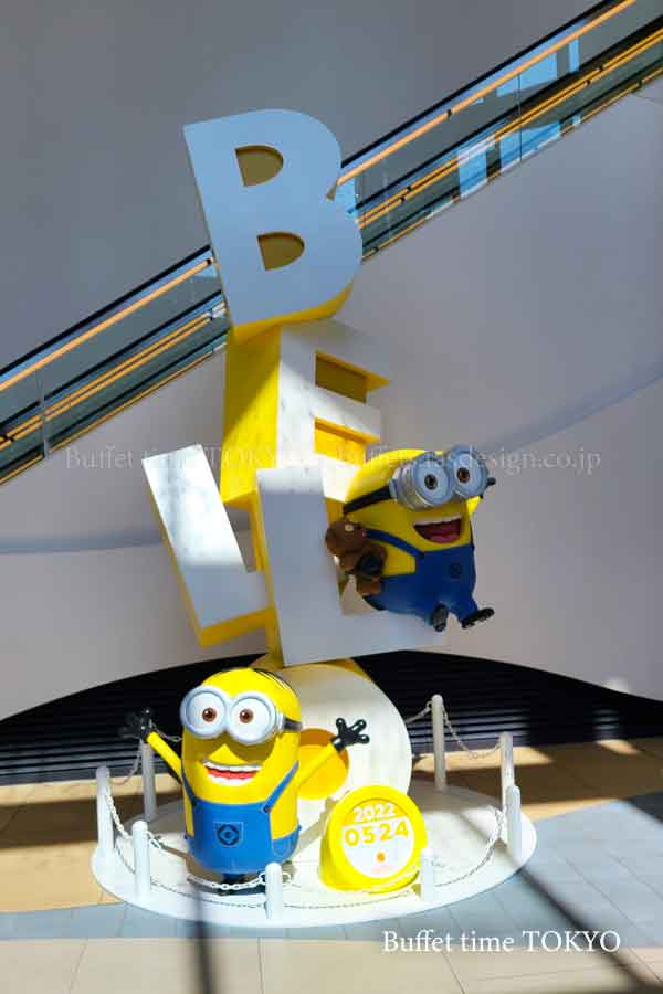大人気のミニオンがお出迎え